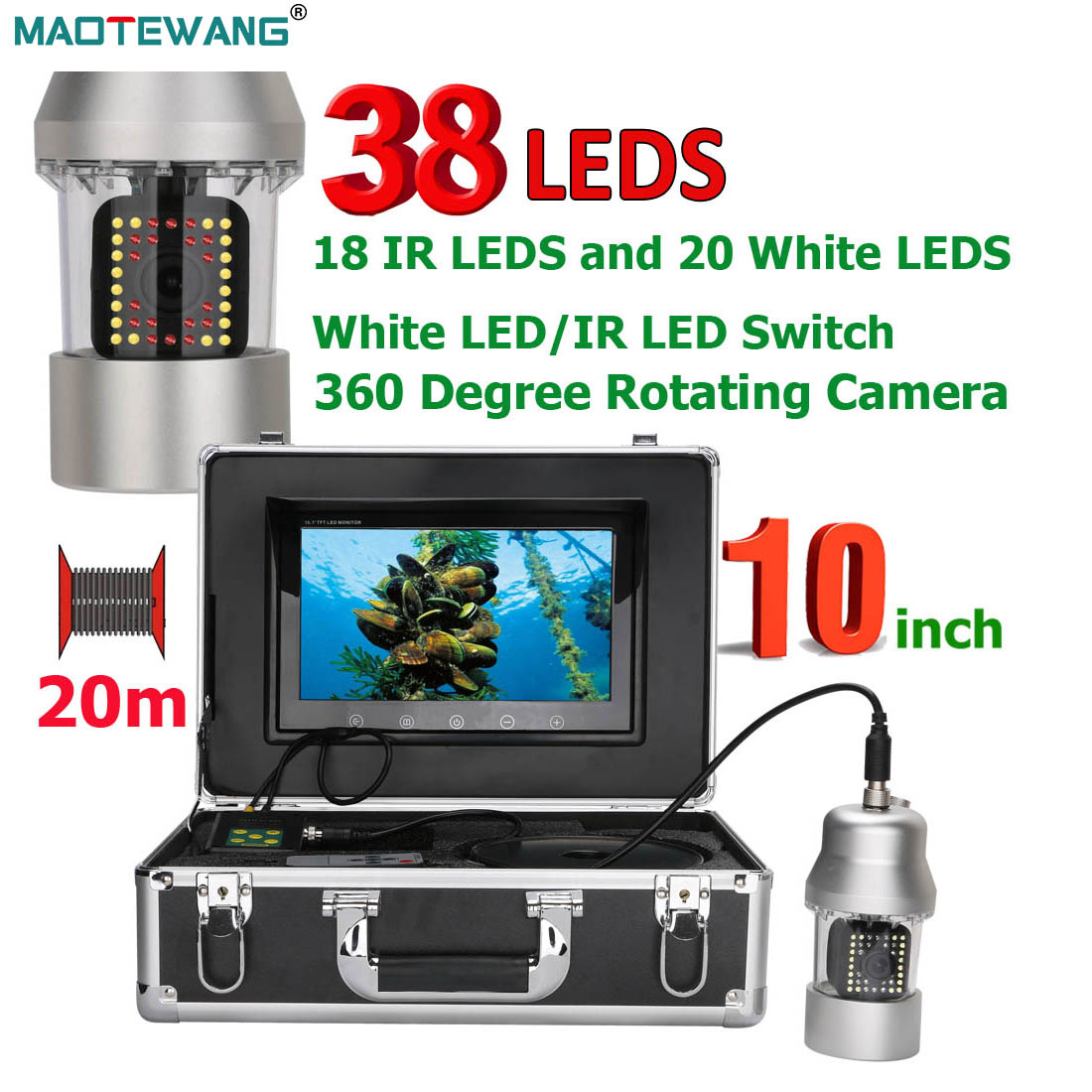 Fish Finder Cable - Maotewang câmera de vídeo de pesca