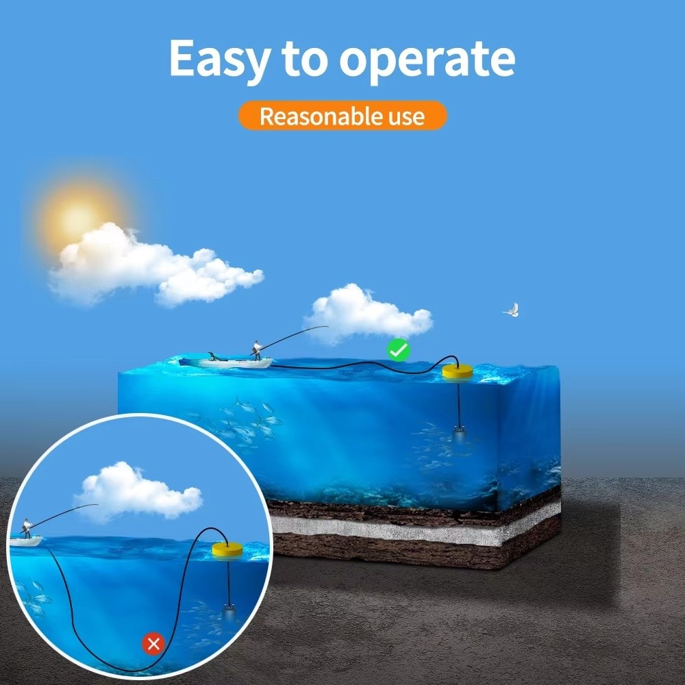 Fish Finder Portable - Localizador de Peixes Portátil com Tela