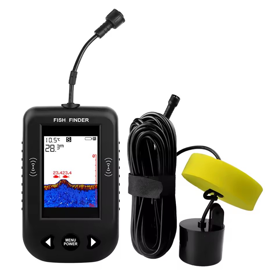 Fish Finder Cable - Alarme 100m portátil sonar localizadores de