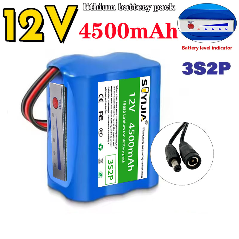 Fish Finder Portable - Bateria de Lítio 18650 3s2p 12v
