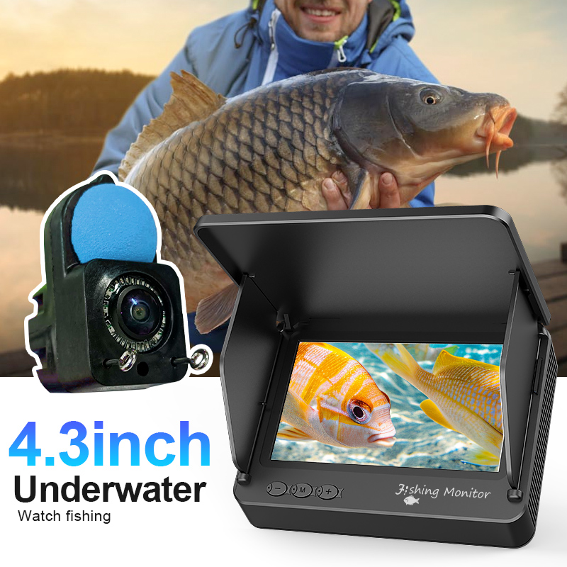 Fish Finder Portable - Câmera de pesca subaquática 1080p hd,