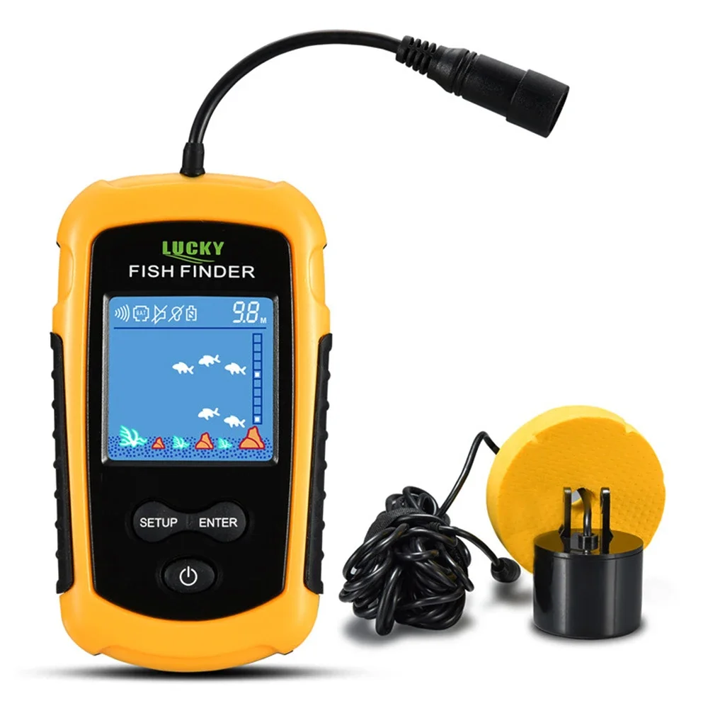 Fish Finder Cable - Lucky lcd tela colorida portátil com