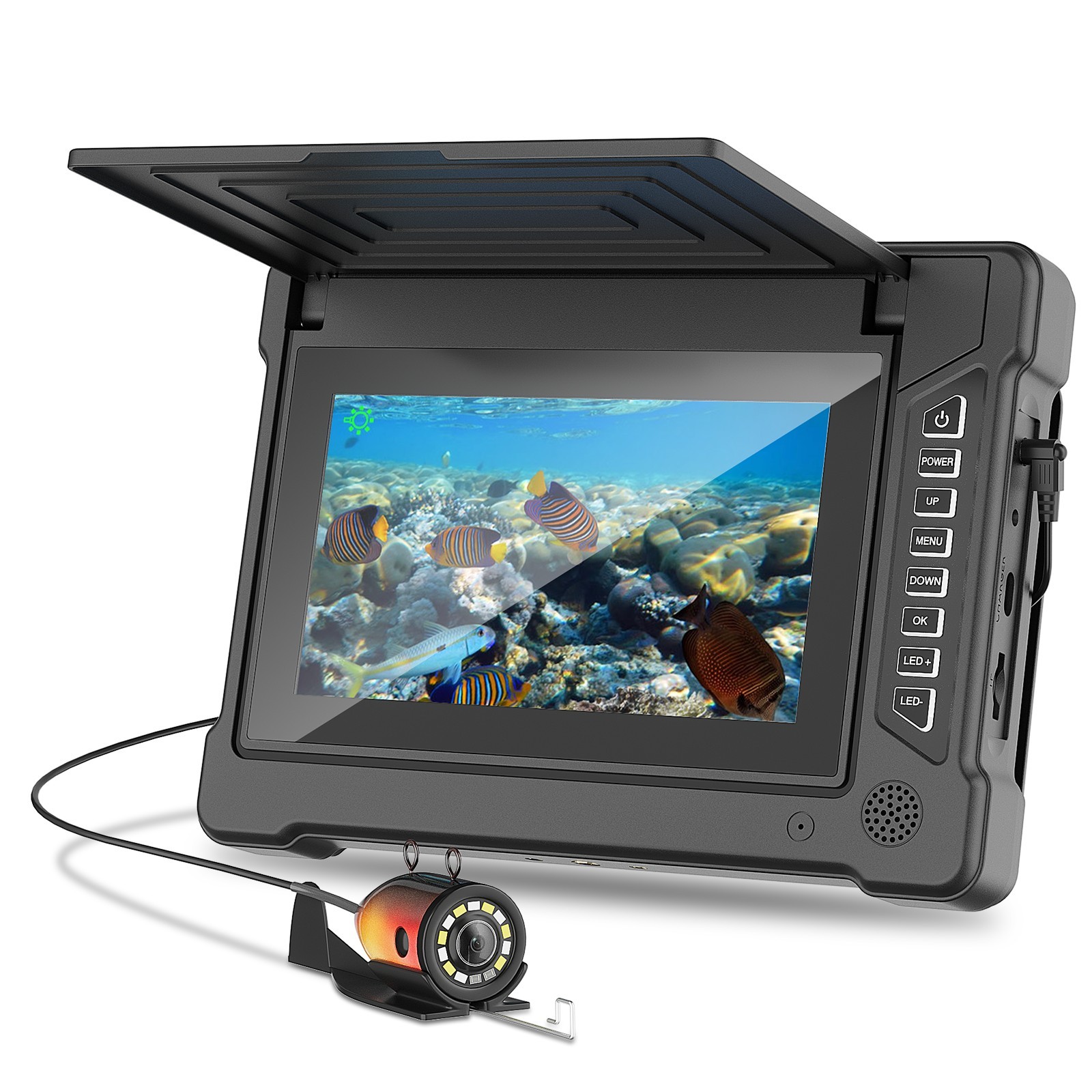 Fish Finder Cable - Câmera Subaquática de Pesca de 7