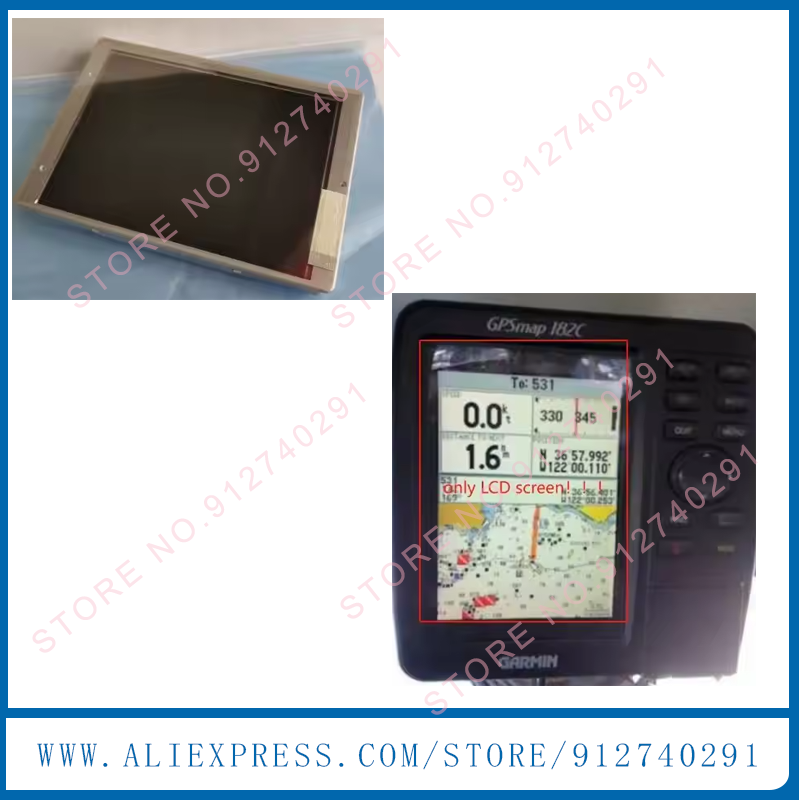 Fish Finder Gps - Tela lcd original de 5 polegadas
