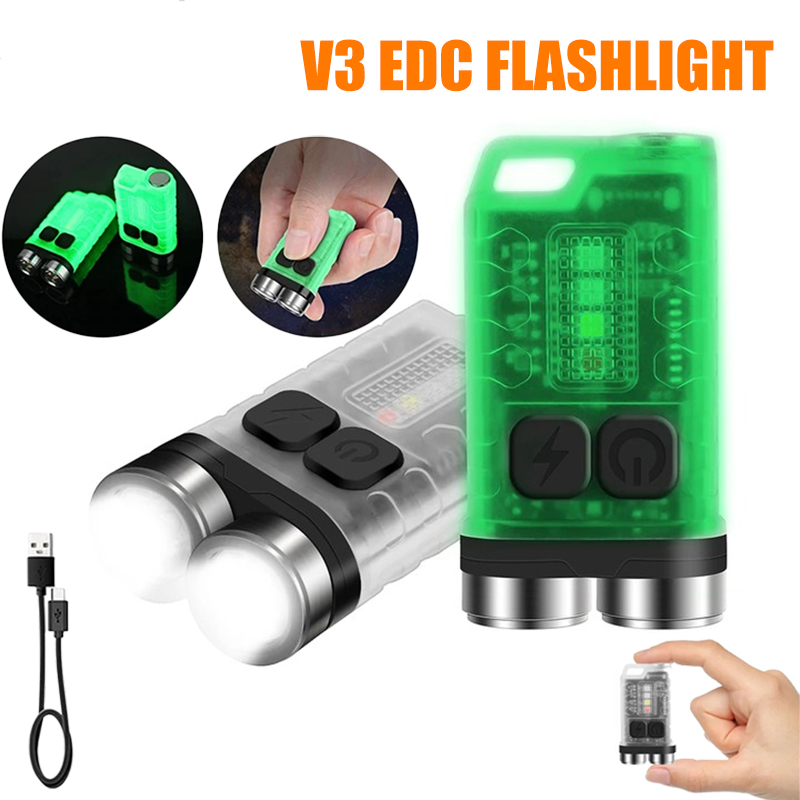 Fishing Light - Lanterna Mini EDC V3 com Chaveiro