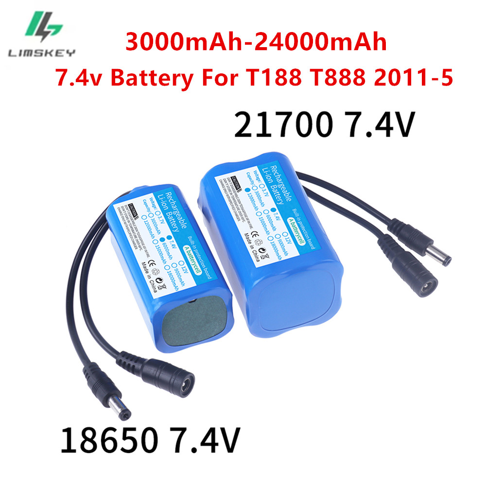 Fish Finder Charger - Bateria 7.4v 3000mah/6000mah/9000mah/12000mah para t188 t888