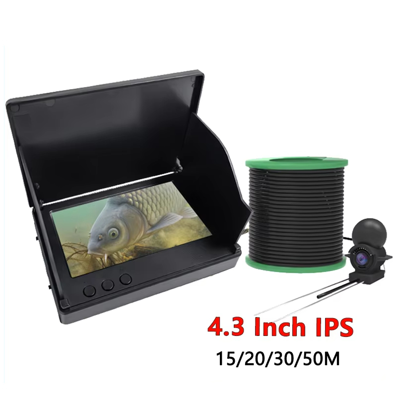 Fishing Depth Finder - Localizador de Peixes Portátil Dodosee 1080P,
