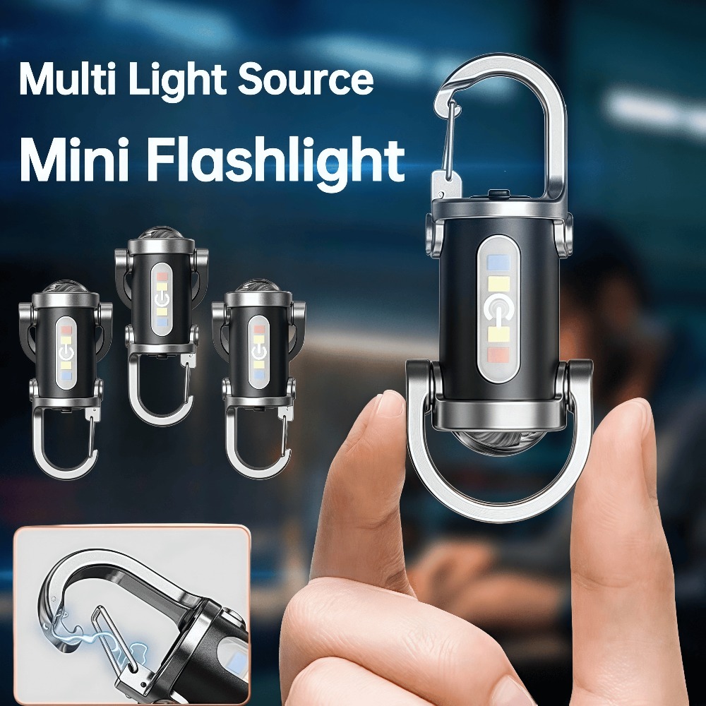 Fishing Light - Lanterna Portátil de Chaveiro Mini Recarregável