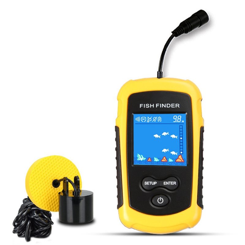 Fishing Depth Finder - ABHT-Kayak Localizador de Peixes Portátil, Sonar