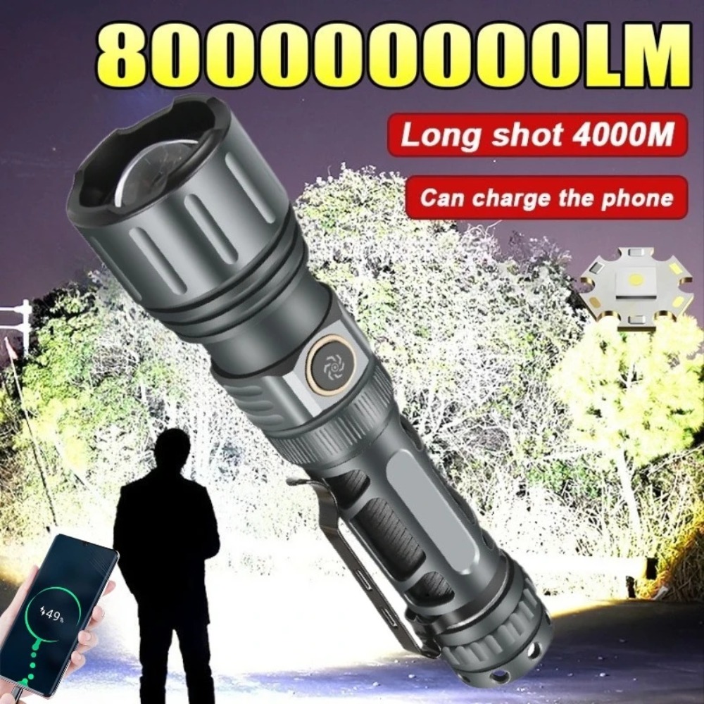 Fishing Light - Lanterna Super Brilhante Portátil Recarregável LED