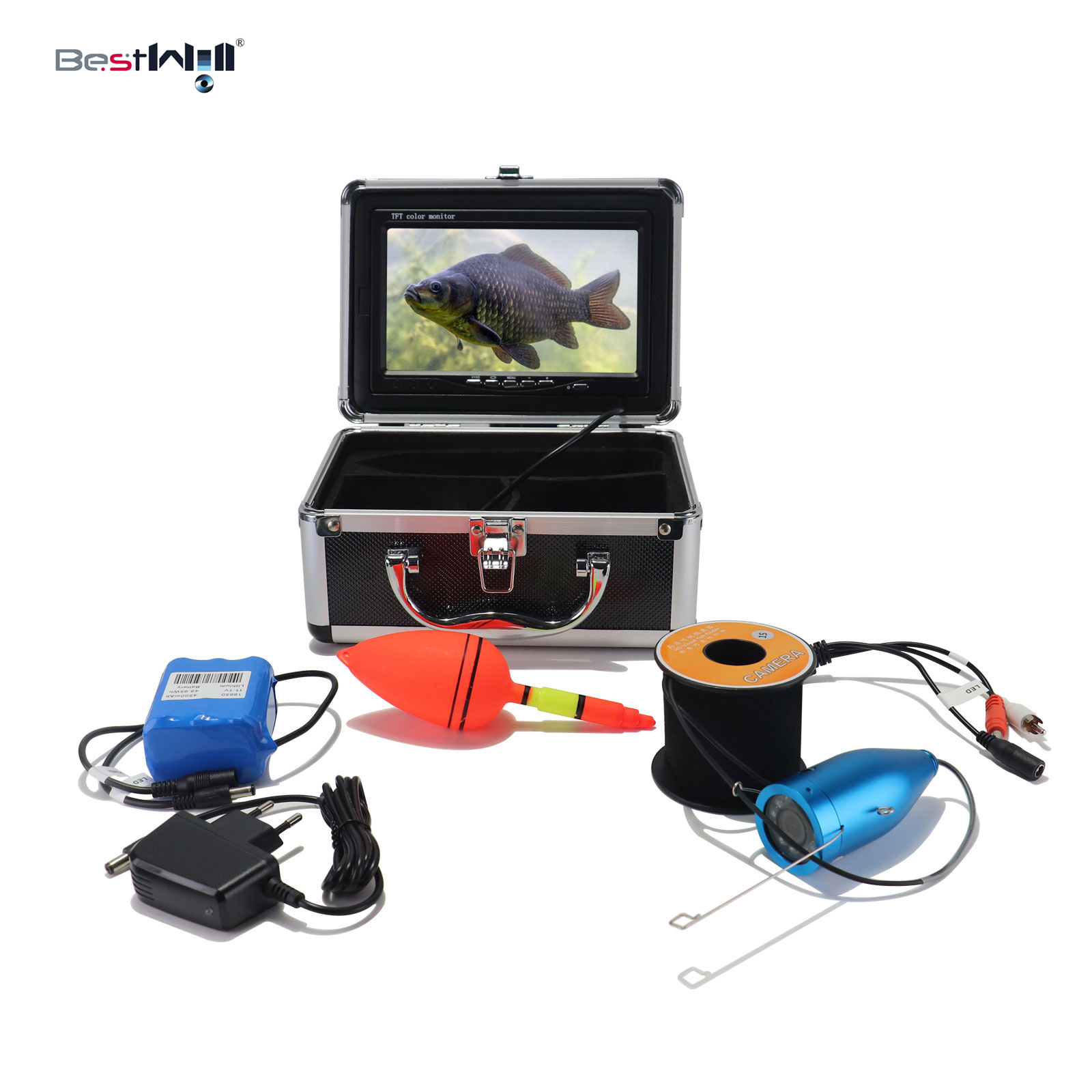 Fish Finder - Câmera de Pesca Subaquática com Tela