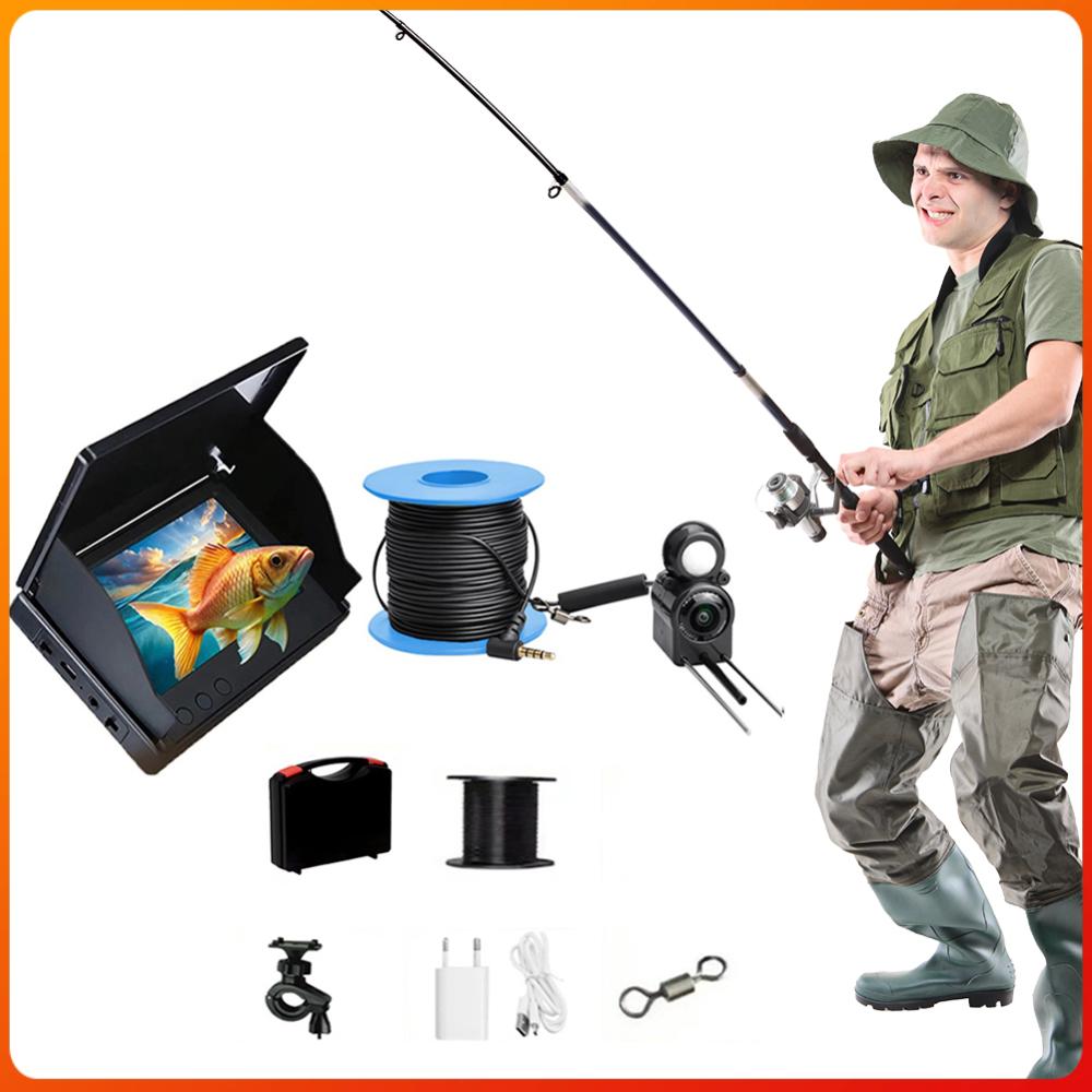 Fish Finder Portable - Câmera de Pesca Subaquática com Monitor