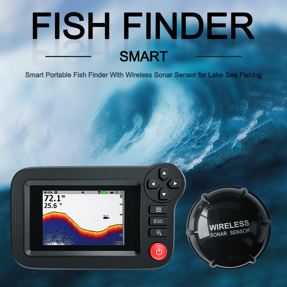 Localizador de peixes intelige - Fishing Depth Finder avaliação e preço