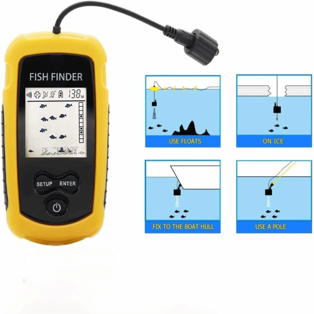 Localizador de Peixes Portátil - Fish Finder Portable avaliação e preço