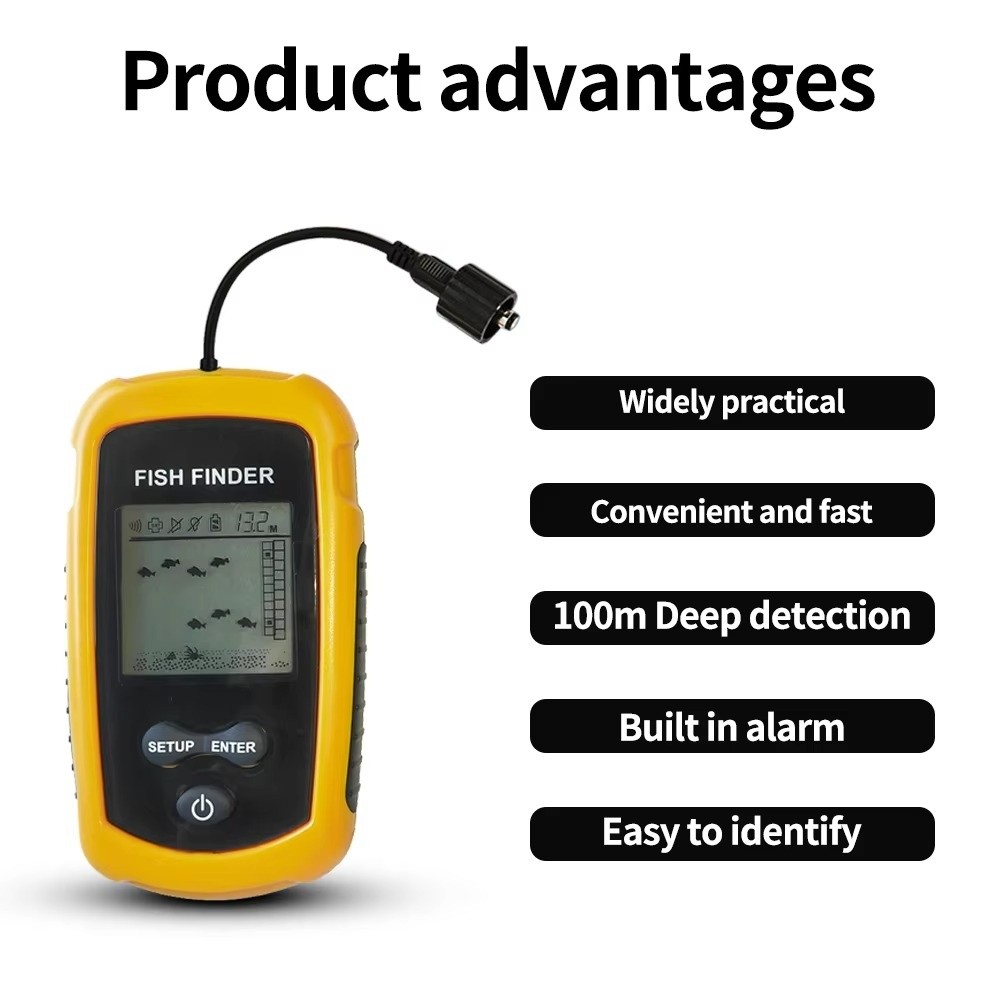 Localizador de Peixes Portátil - Fish Finder Portable avaliação e preço