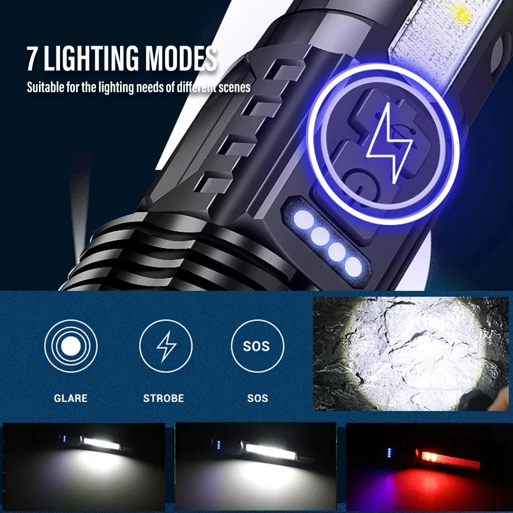 Poderosa lanterna led recarreg - Fishing Light avaliação e preço