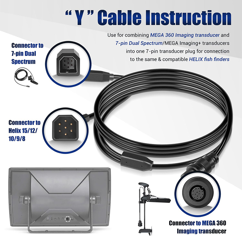 Cabo Adaptador de Transdutor 7 - Fish Finder Transducer avaliação e preço
