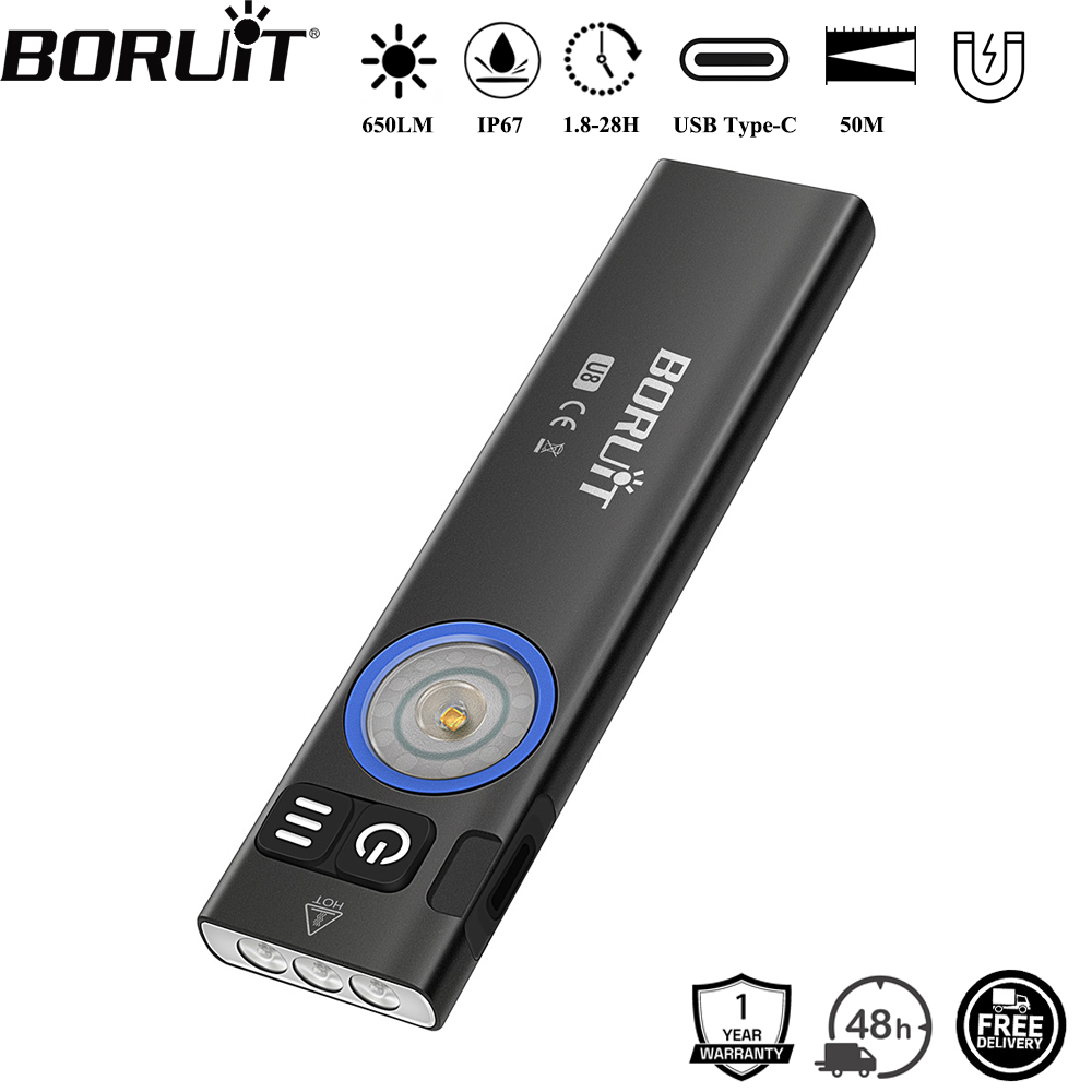 BORUiT U8 650LM EDC LED Lanter - Fishing Light avaliação e preço