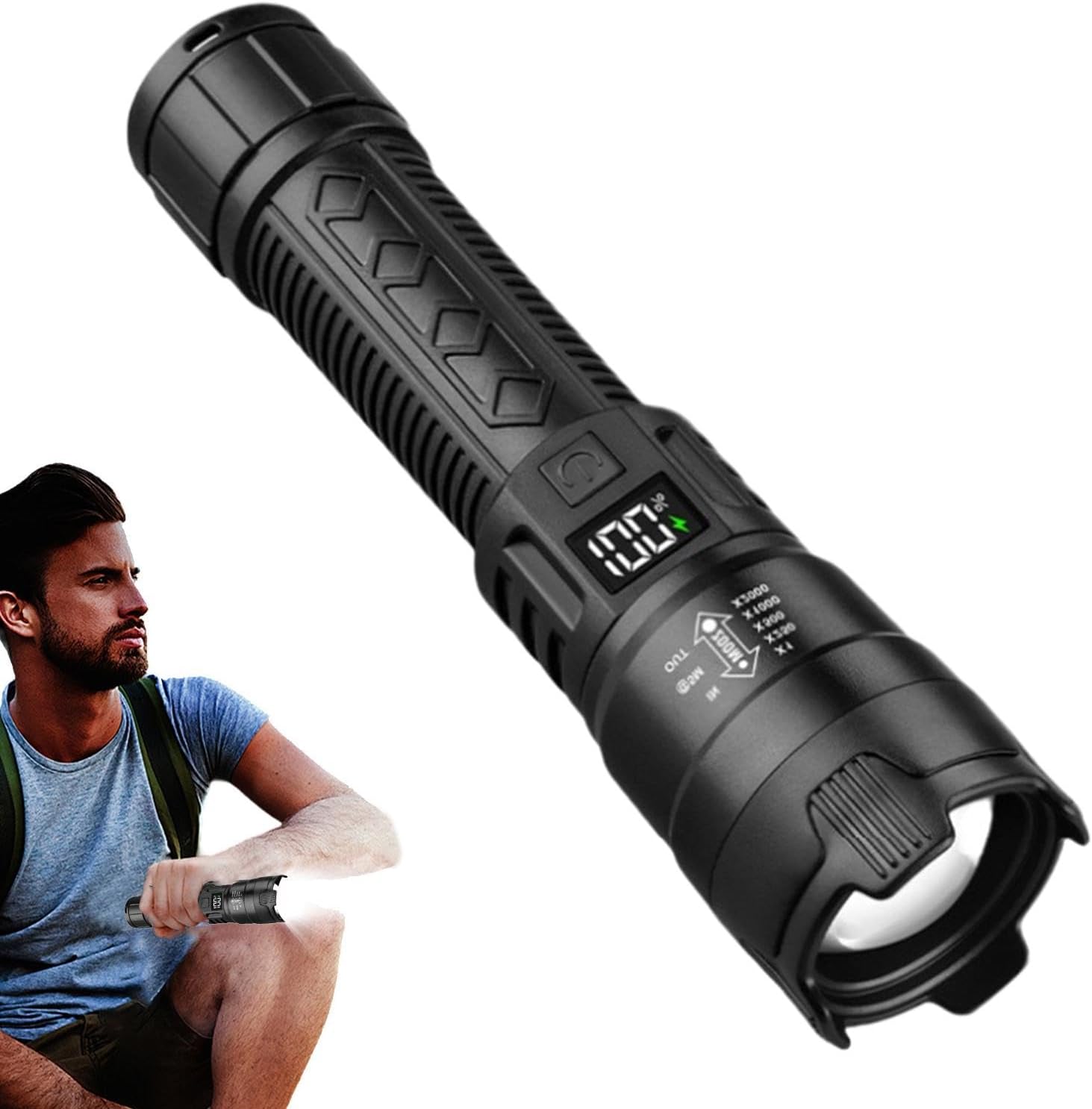Lanterna tática led 2000lm, re - Fishing Light avaliação e preço
