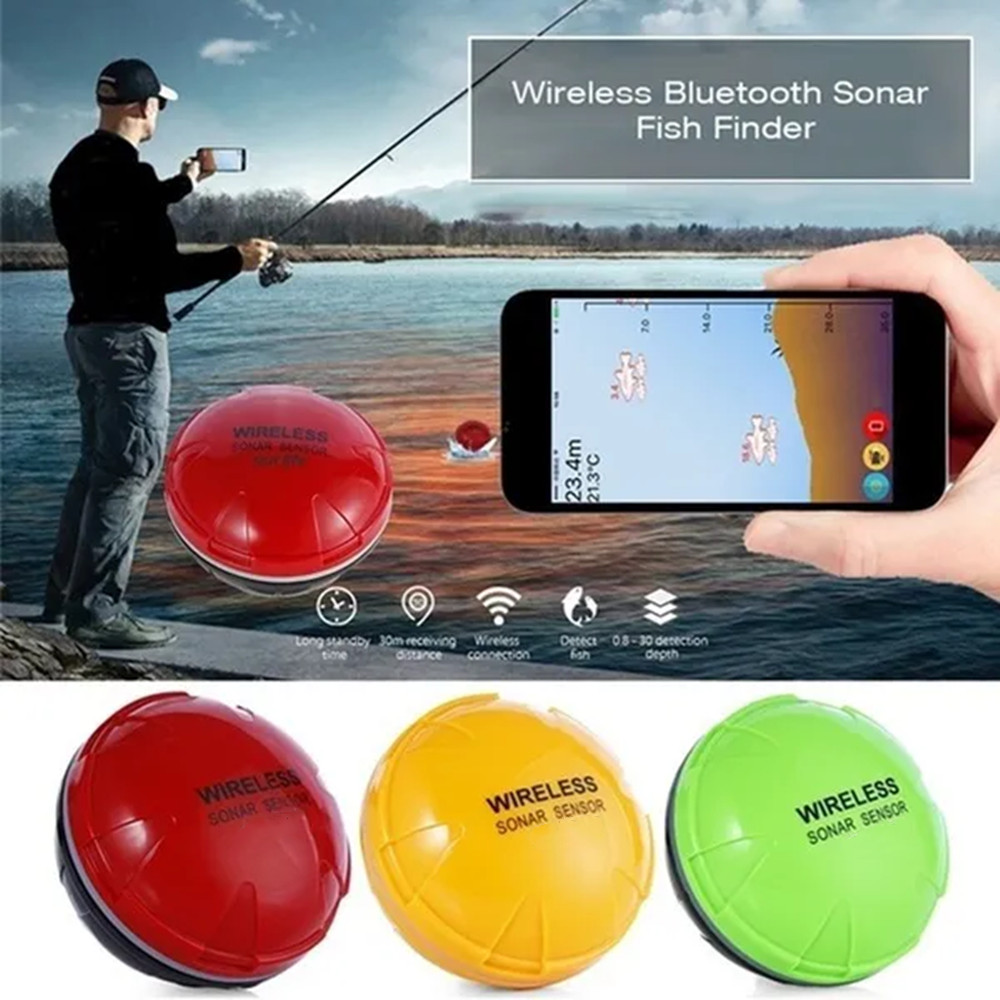 Pupopan 100m novo telefone int - Fish Finder Gps avaliação e preço