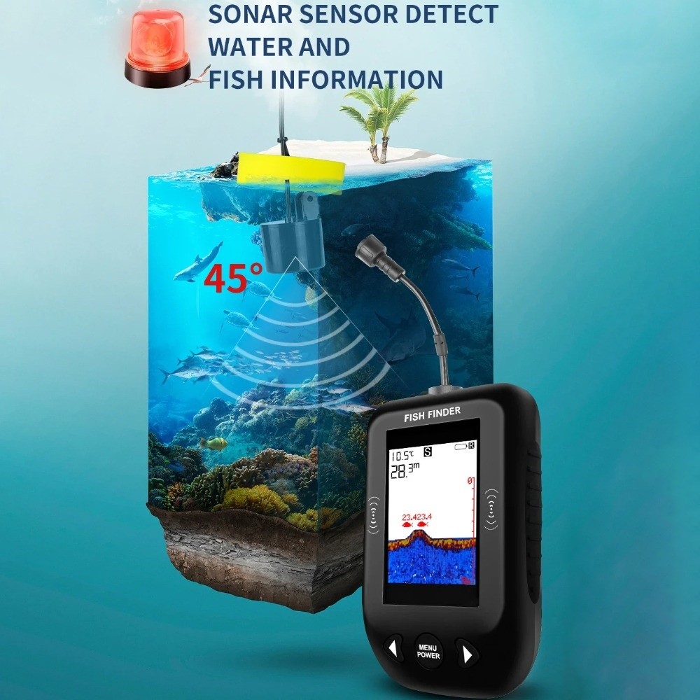 Localizador de Peixes XF03 com - Fish Finder Portable avaliação e preço