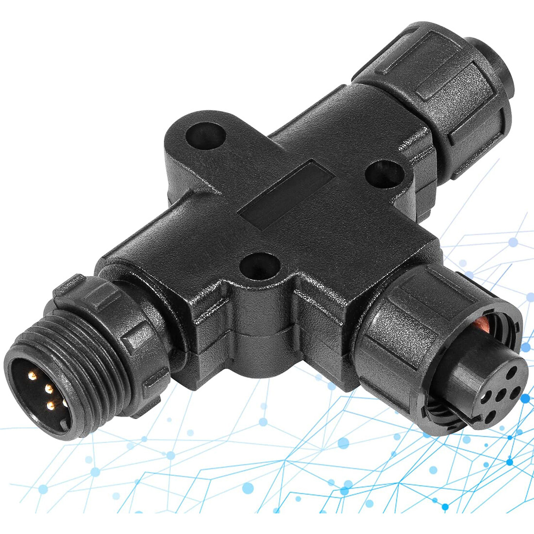 Adaptador T de Conector Micro- - Fish Finder Cable avaliação e preço