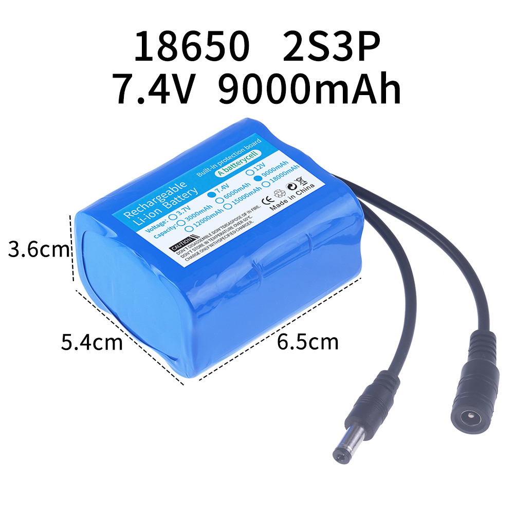 Bateria 7.4v 3000mah/6000mah/9 - Fish Finder Charger avaliação e preço