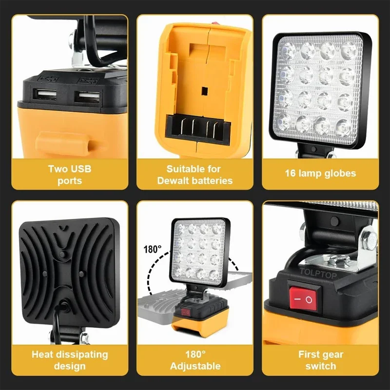 Handheld LED Spotlights para D - Fish Finder Battery avaliação e preço