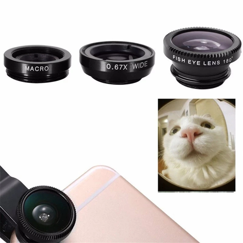 Lente Fisheye 3 em 1 para Tele - Fishing Camera avaliação e preço