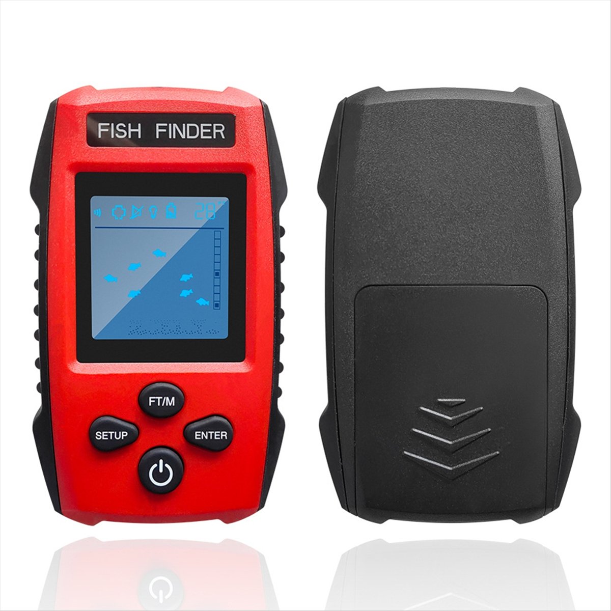 Localizador de peixes lcd colo - Fish Finder Transducer avaliação e preço