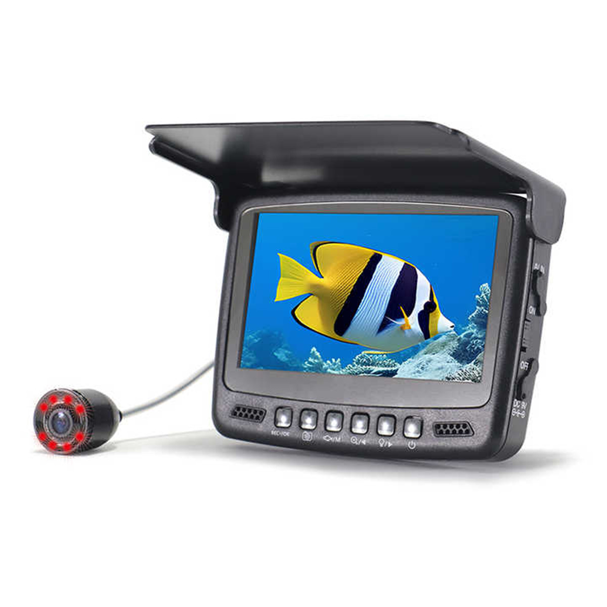 4.3 Polegada tela subaquática  - Fishing Camera avaliação e preço