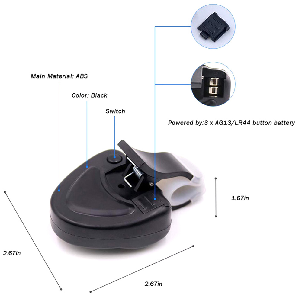 Conjunto de Clipes para Pesca  - Fish Finder Battery avaliação e preço