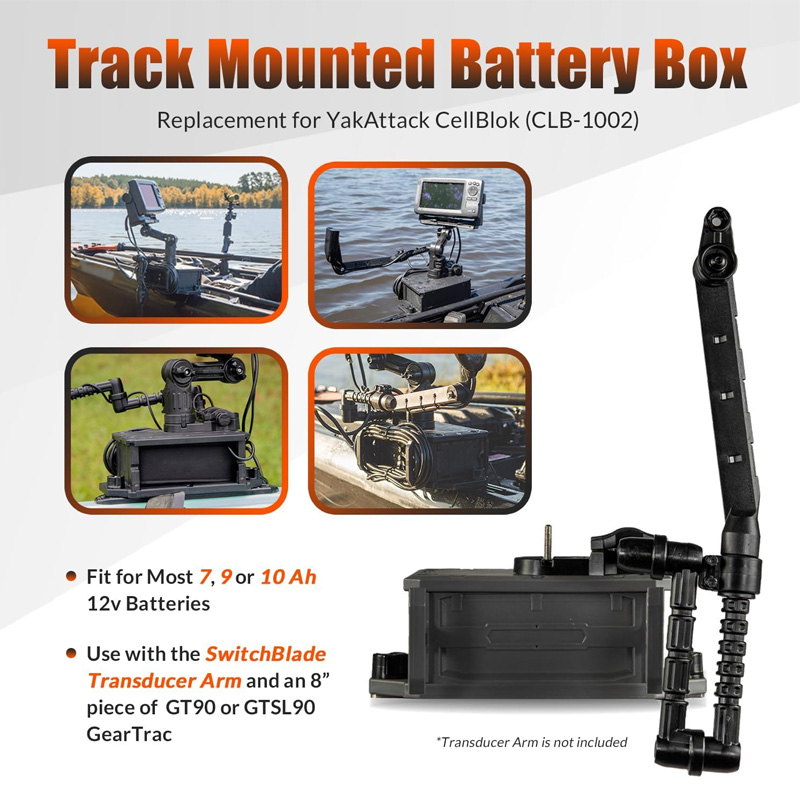 Caixa de bateria montada em tr - Fish Finder Battery avaliação e preço
